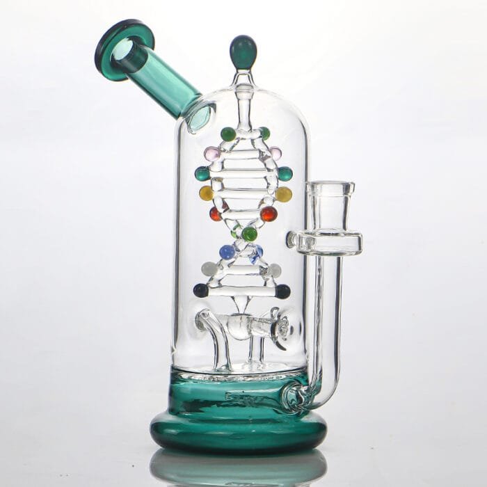 glass-tech-dna-spinning-kinetic-energy-dab-rig-lake-green-color-side-show
