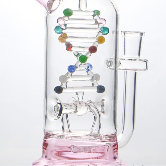glass-tech-dna-spinning-kinetic-energy-dab-rig-pink-color-percolator-detail-show