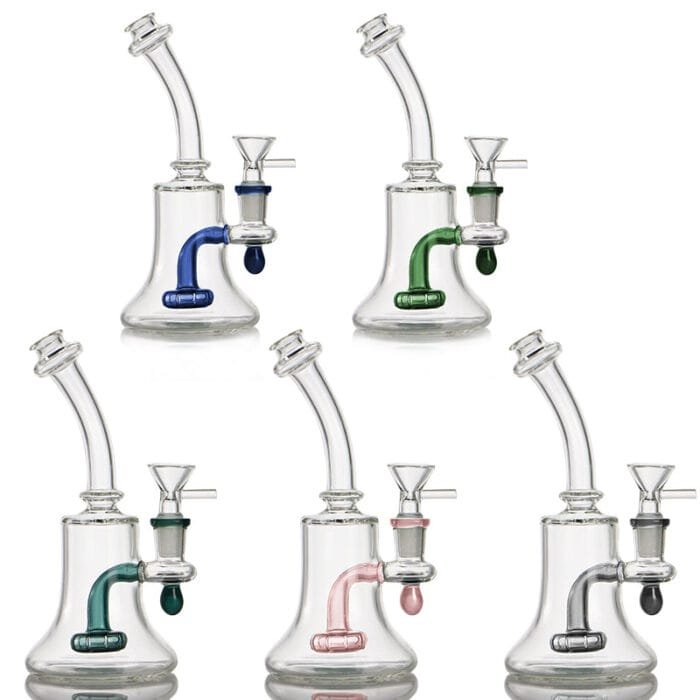 bong-bent-neck-showerhead-perc-glass-bell-water-pipe-five-color-show
