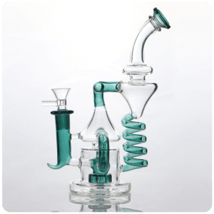 glass-coil-spring-dab-rig-lake-green-color-show